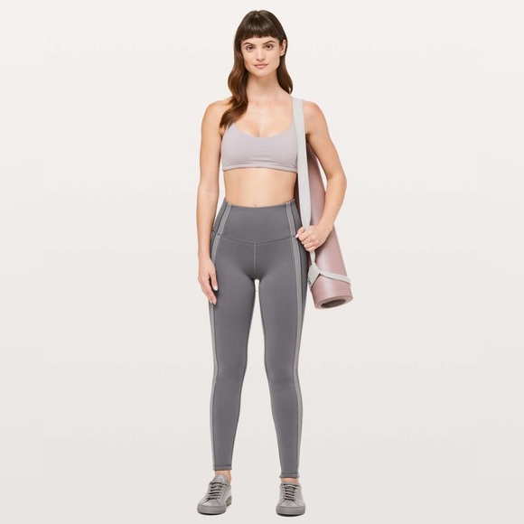 Lululemon Power Lines Pant Leggings Titanium / Dark Chrome - Picture 5 of 10